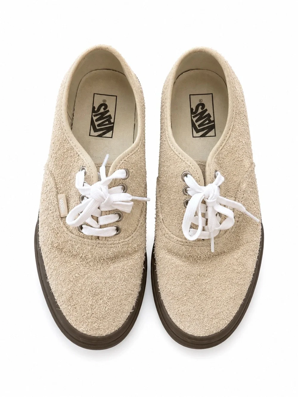 Vans Authentic Cream Terry Cloth Sneakers Men’s 9 / Women’s 10.5 Unisex